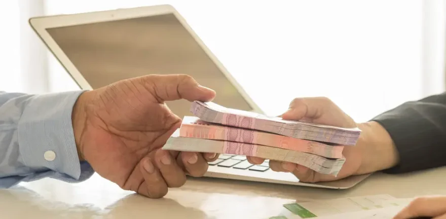 Business,Loan,From,A,Bank,Employee.,Finance,Concept